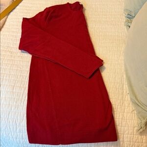 J. Jill Vibrant Red Crew Neck Sweater